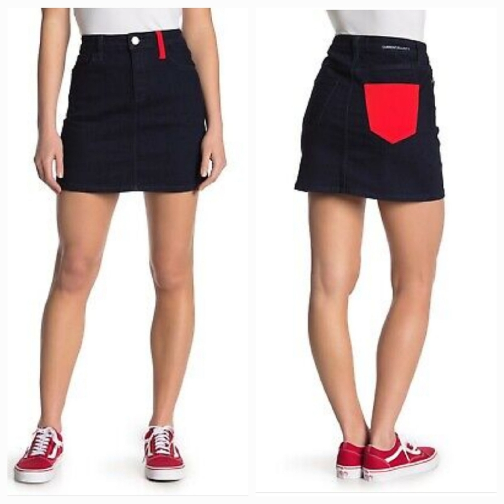 NWOT Current Elliott Womens The 5 Pocket Mini in Turley & Color Blocking 29 New